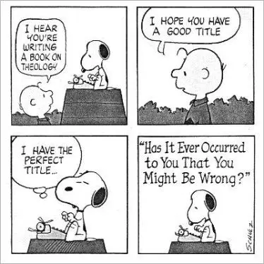 snoopy theology