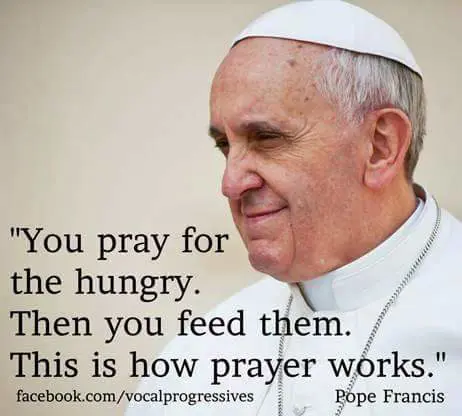 Pope prayer